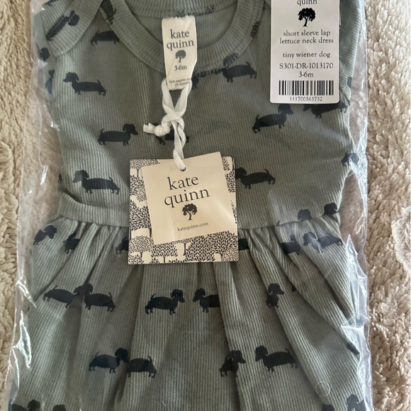 HP Kate Quinn Short Sleeve Lap Lettuce Neck Dress NWT - Picture 4 of 4